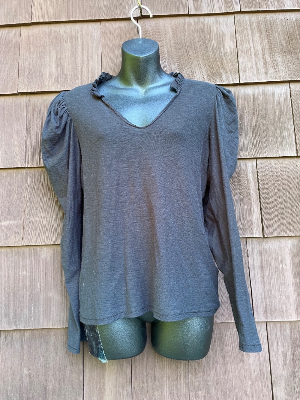 Women's "Nation" , black knit top